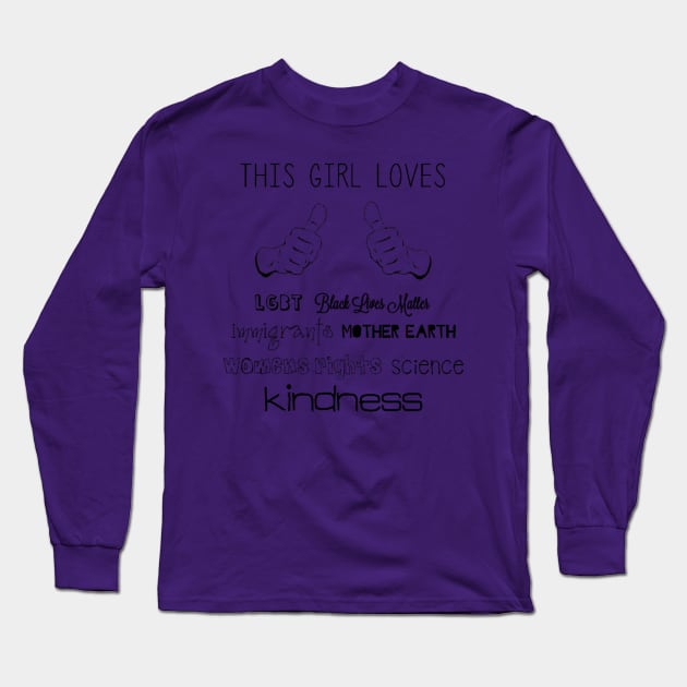 This Girl Loves Long Sleeve T-Shirt by Epic_Coalition